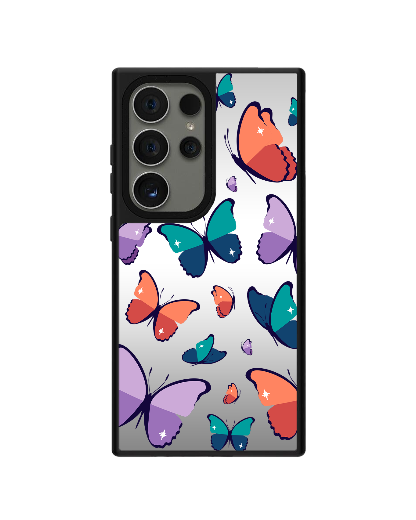 Android Mirror Grip Case - Butterfly