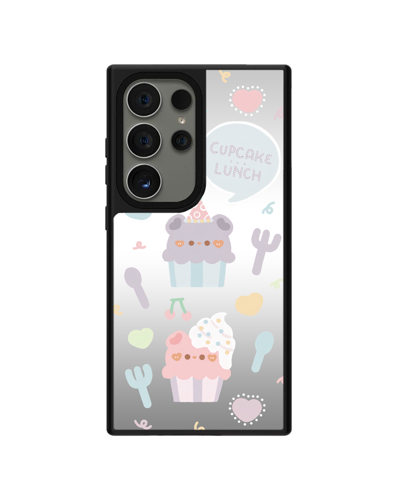 Android Mirror Grip Case - Cupcake