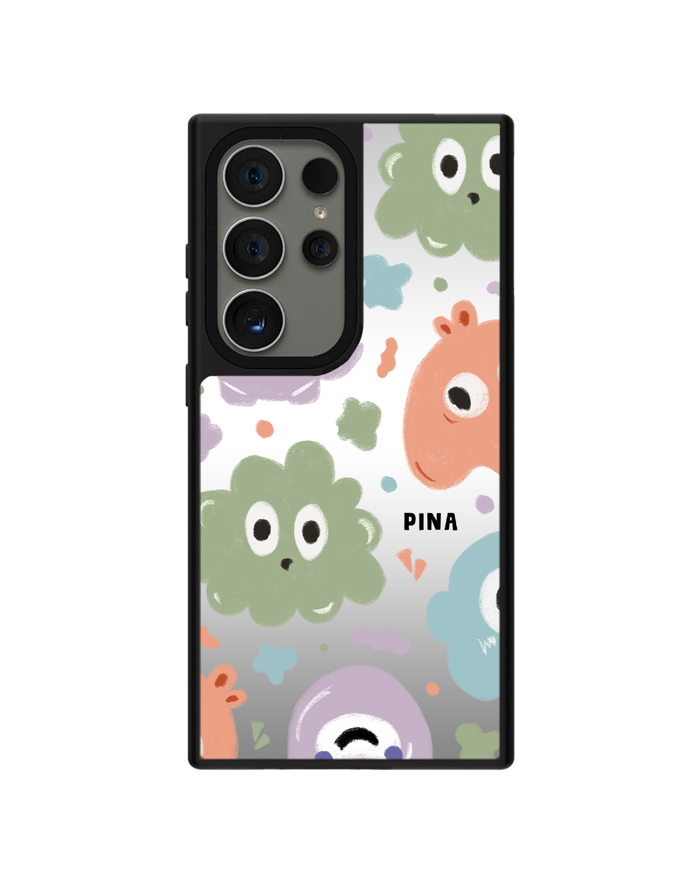 Android Mirror Grip Case - Cute Monster 2.0