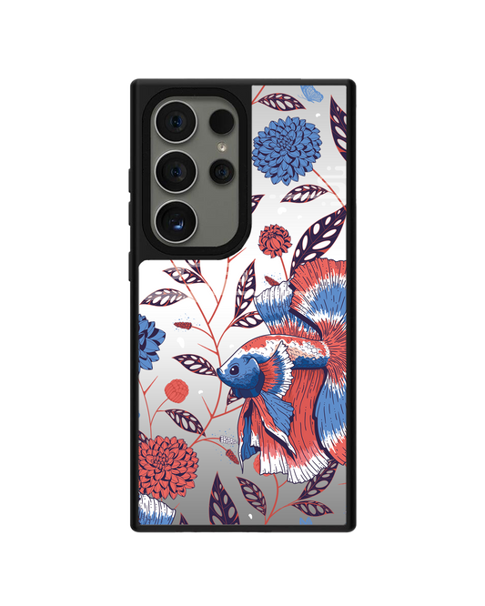 Android Mirror Grip Case - Fish & Floral 2.0