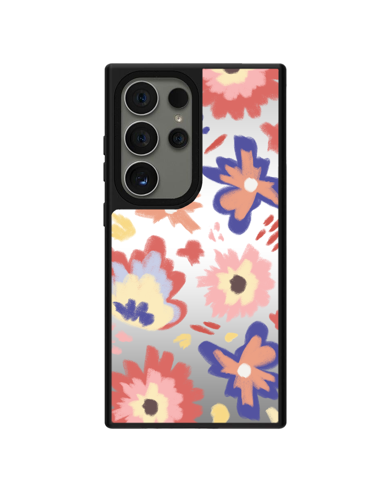 Android Mirror Grip Case - Flower Lovers