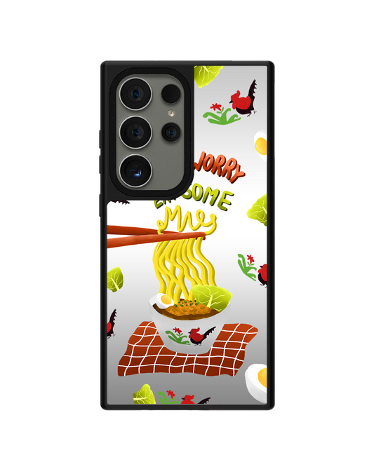 Android Mirror Grip Case - Go Eat Some Mie