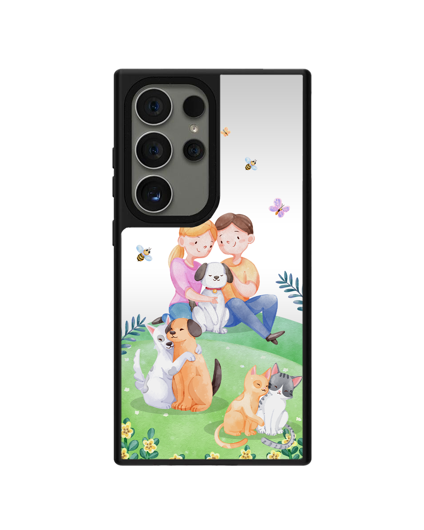 Android Mirror Grip Case - Adorable Animals