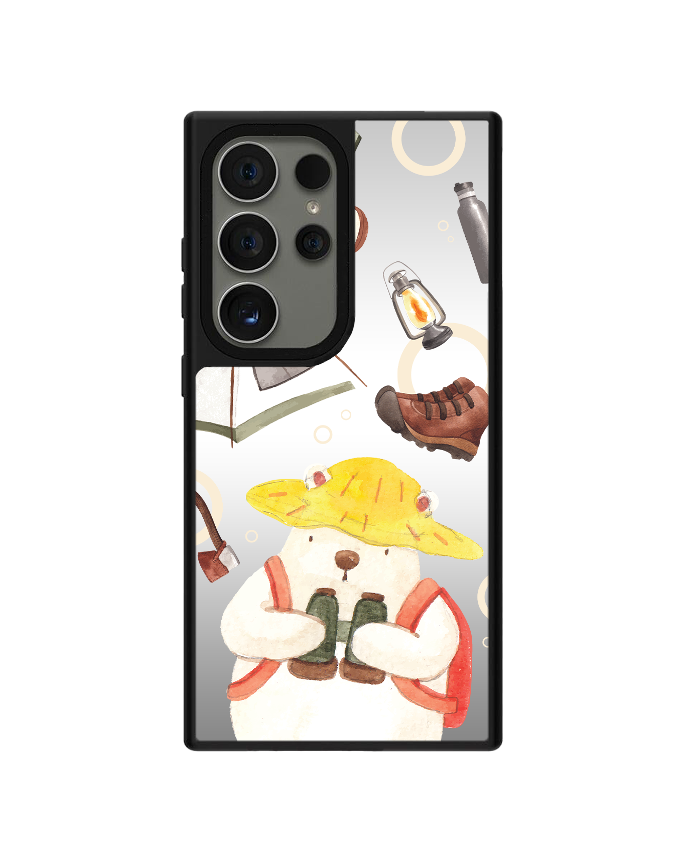 Android Mirror Grip Case - Adventure of Bear