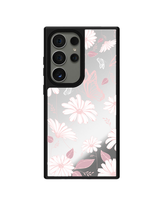 Android Mirror Grip Case - Butterfly & Daisy