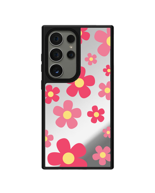 Android Mirror Grip Case - Daisy Blush