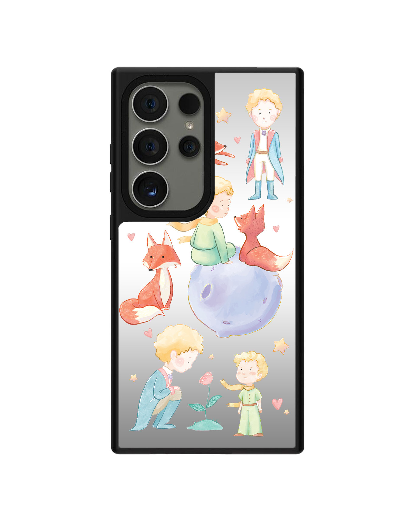 Android Mirror Grip Case - Little Prince and Fox