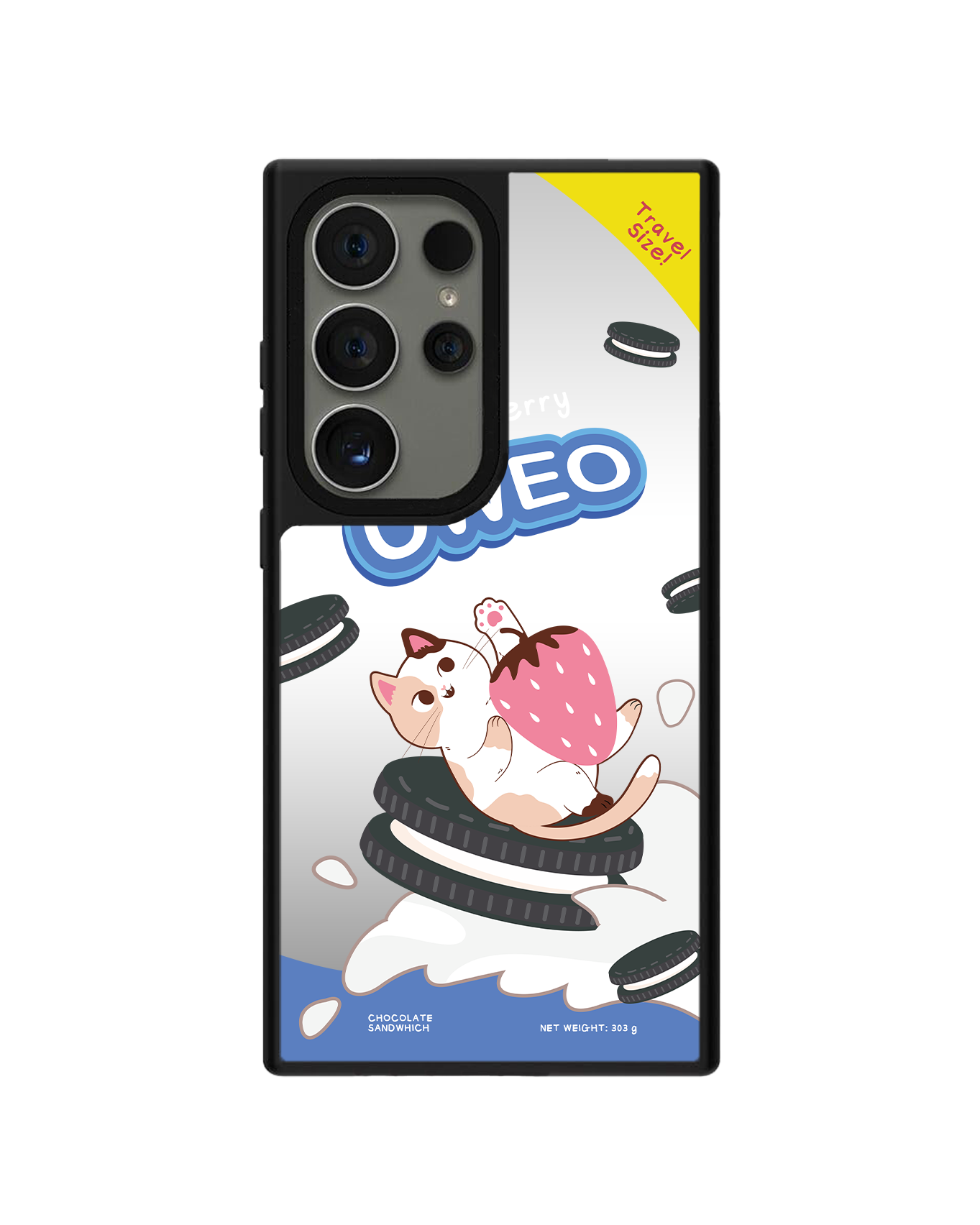 Android Mirror Grip Case - Oweo Cat