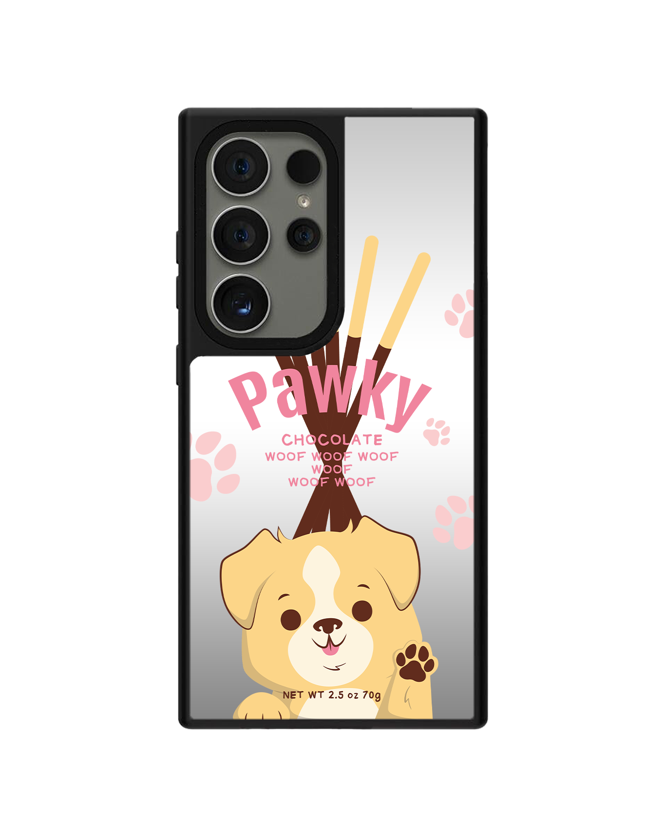 Android Mirror Grip Case - Pawky Dog