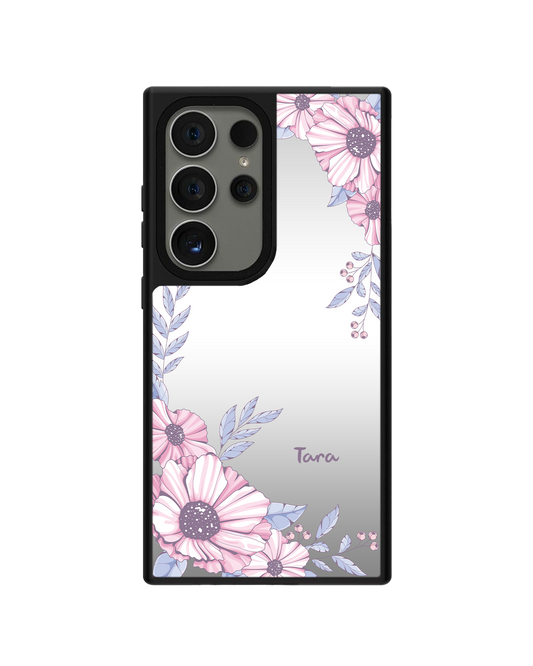 Android Mirror Grip Case - Pink Blossom