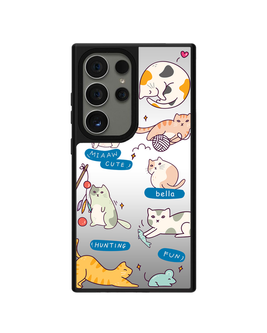 Android Mirror Grip Case - Playful Cat 2.0