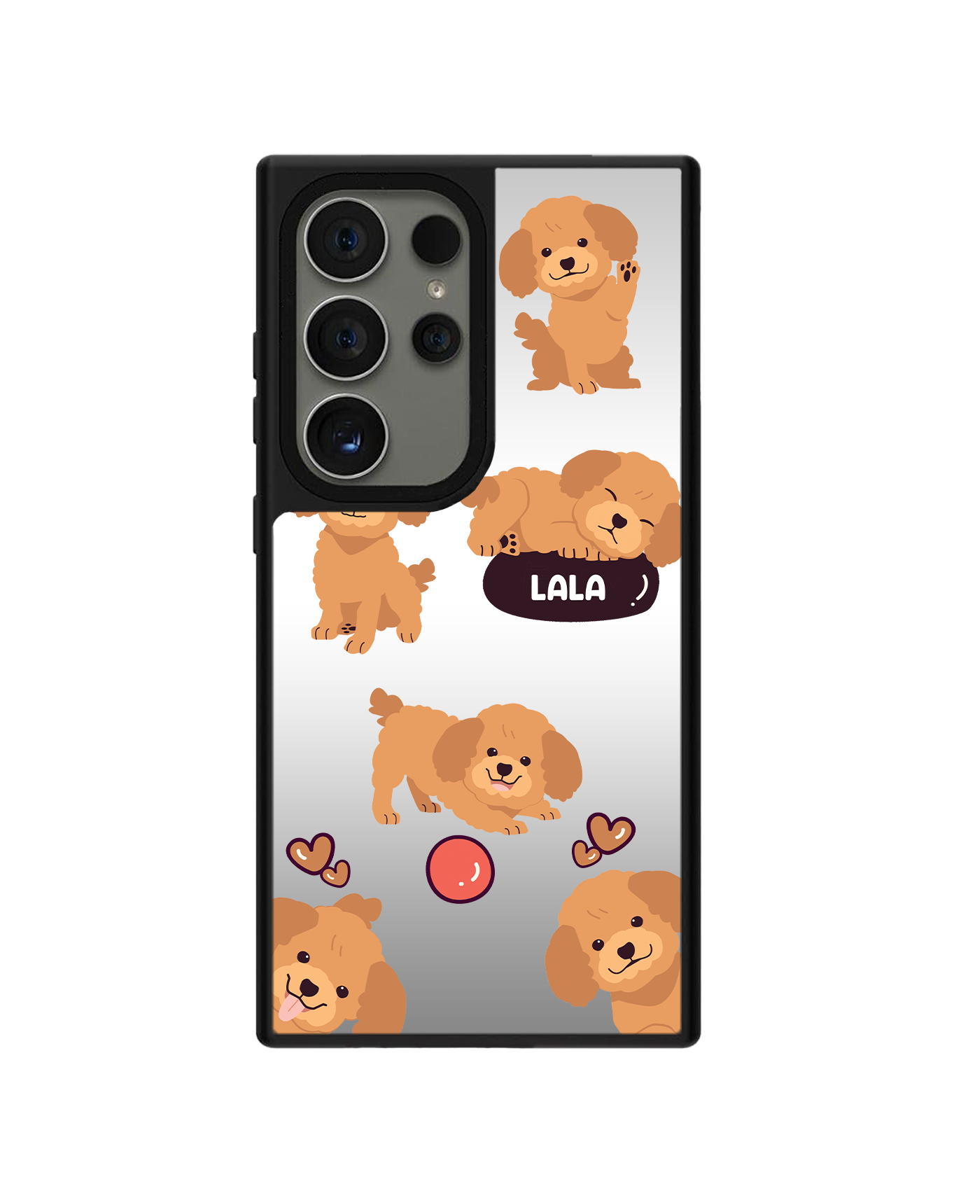 Android Mirror Grip Case - Poodle Squad 1.0