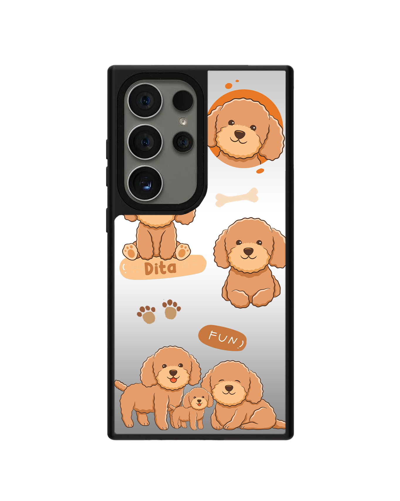 Android Mirror Grip Case - Poodle Squad 4.0