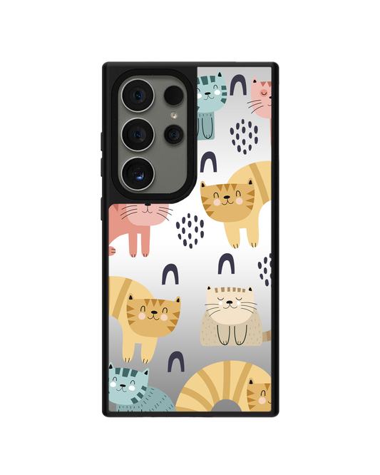 Android Mirror Grip Case - Rainbow Meow 1.0