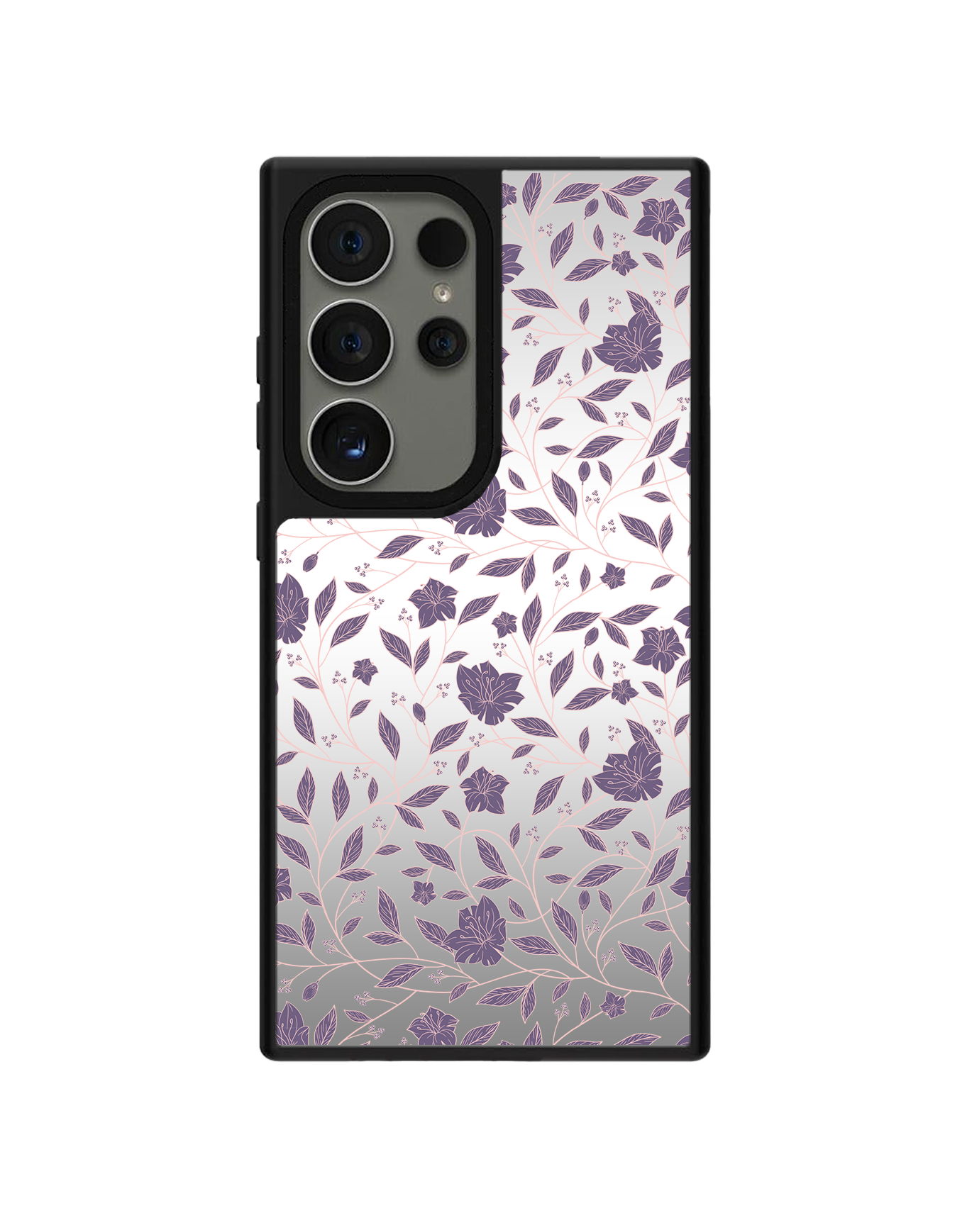 Android Mirror Grip Case - Sketchy Flower