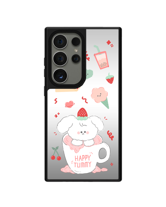 Android Mirror Grip Case - Happy Tummy