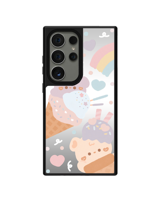 Android Mirror Grip Case - Ice Cream for Teddy