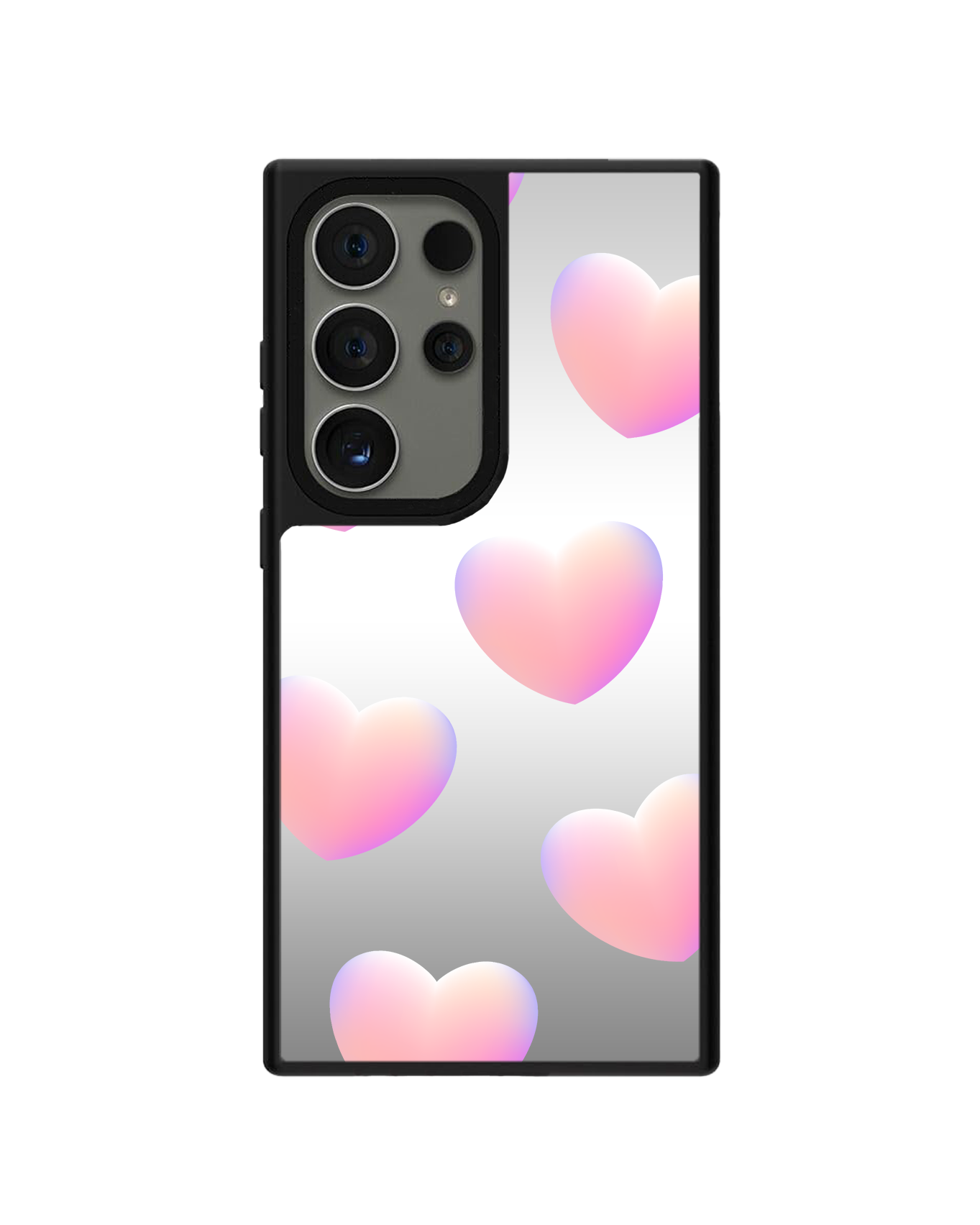 Android Mirror Grip Case - Love Shapes