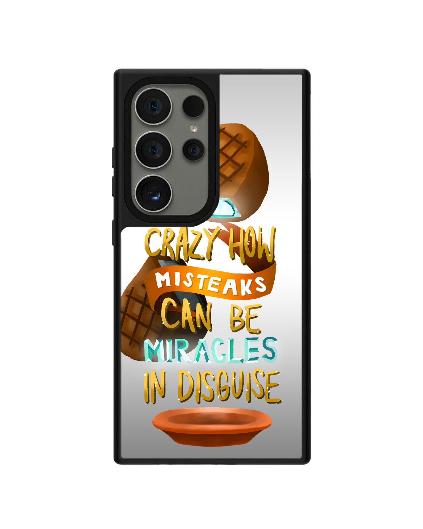 Android Mirror Grip Case - Misteaks to Miracle