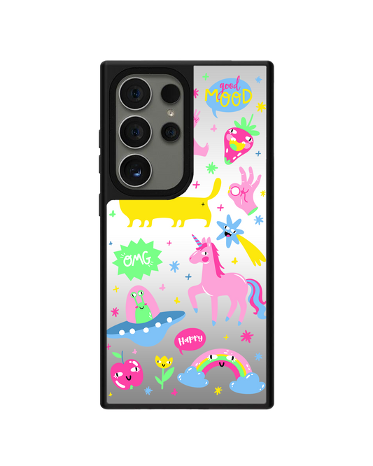 Android Mirror Grip Case - Monster Say Good Mood