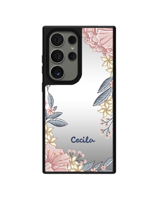 Android Mirror Grip Case - Pink Florals