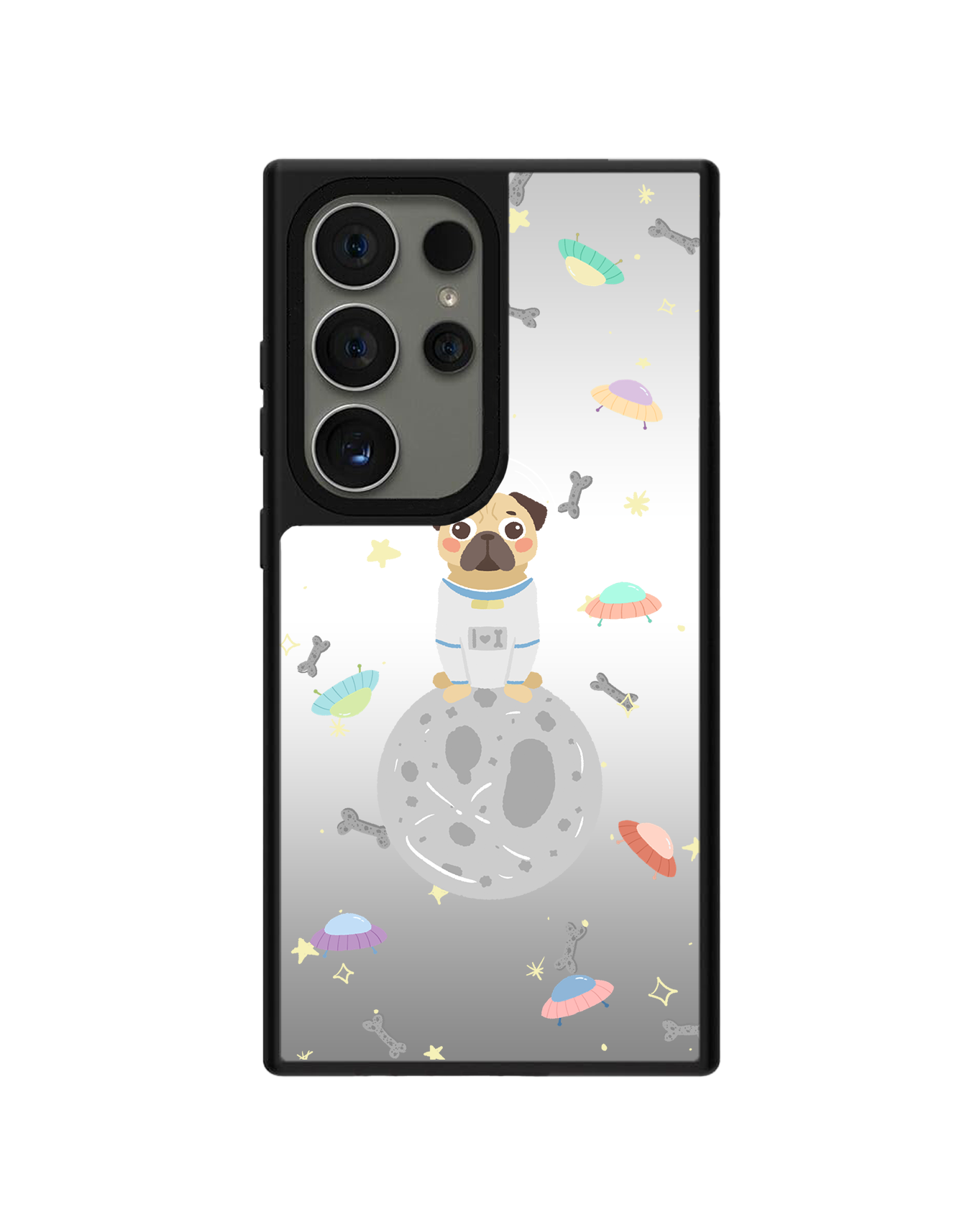 Android Mirror Grip Case - Pugstronaut