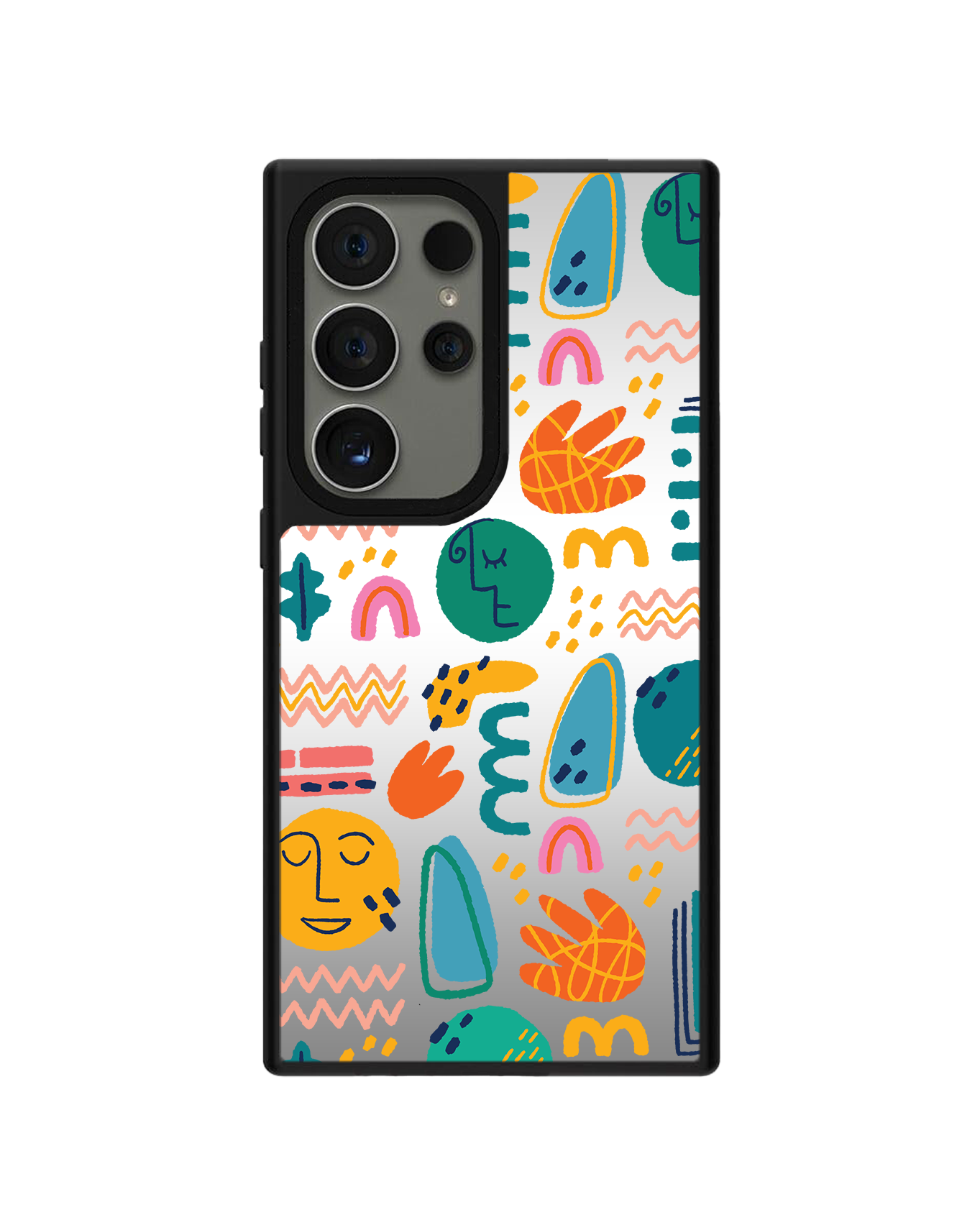 Android Mirror Grip Case - Silent Art