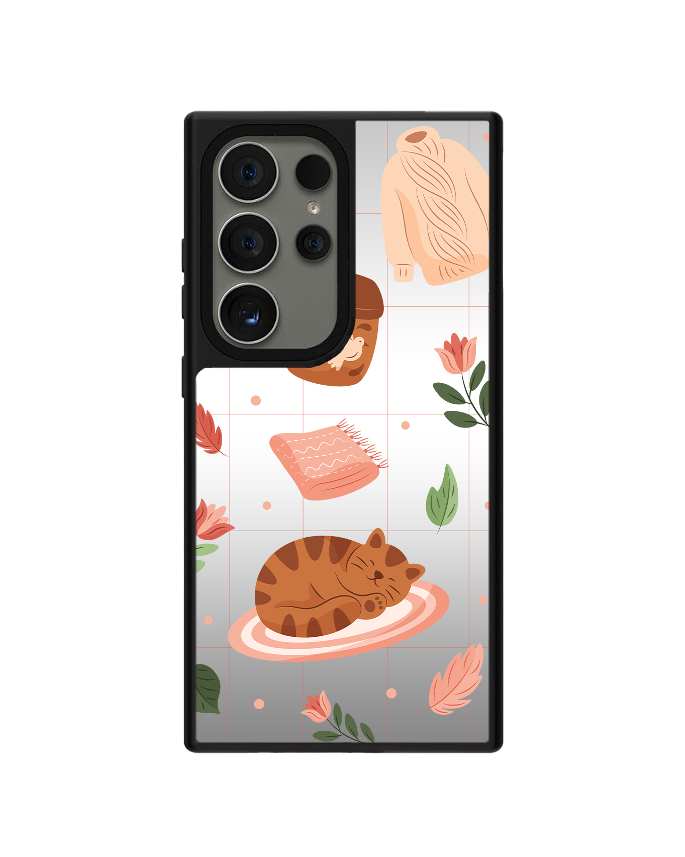 Android Mirror Grip Case - Sleepy Autumn