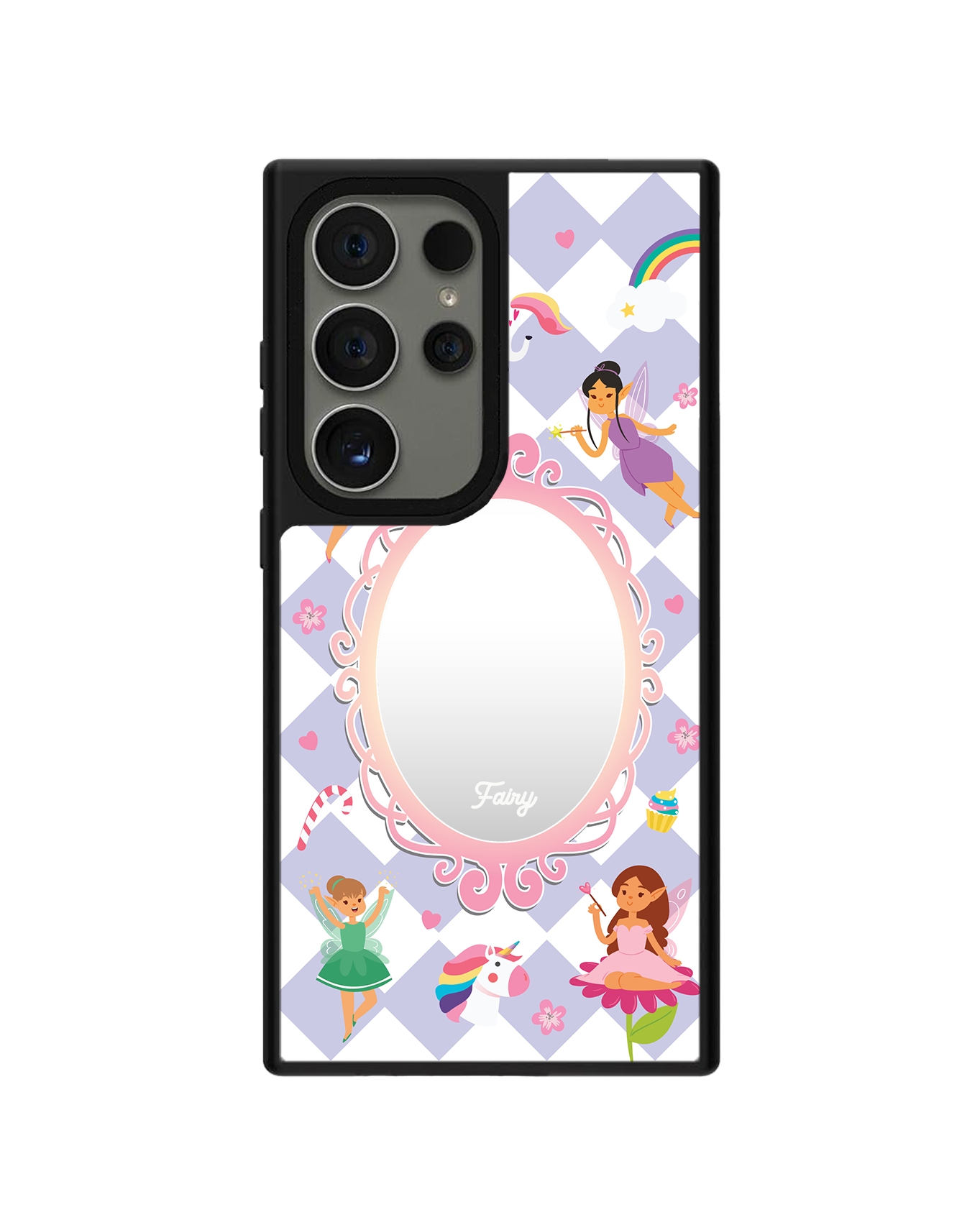 Android Mirror Grip Case - Tiny Fairy