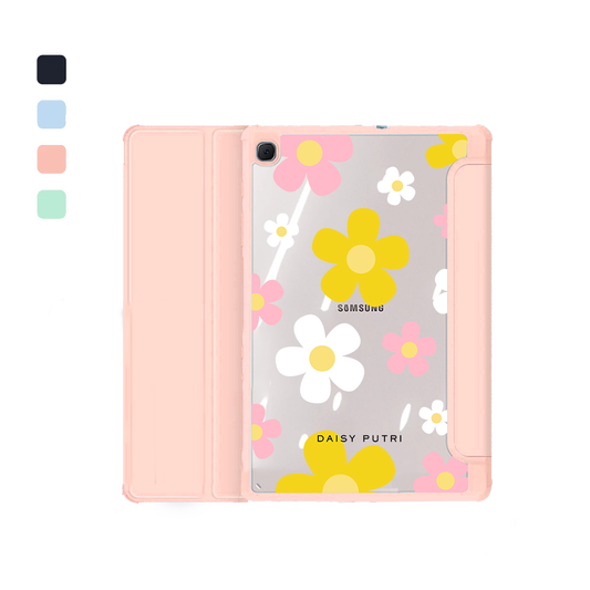 Android Tab Acrylic Flipcover - Daisy Fresh