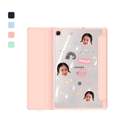 Android Tab Flipcover - Face Grid Kitty