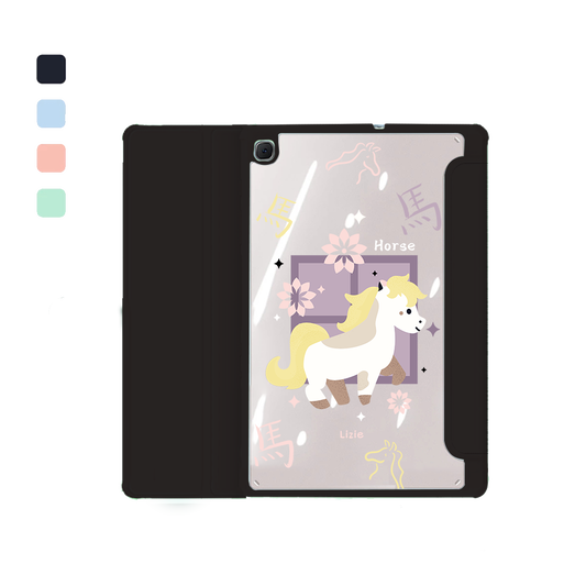 Android Tab Acrylic Flipcover - Horse (Chinese Zodiac / Shio)