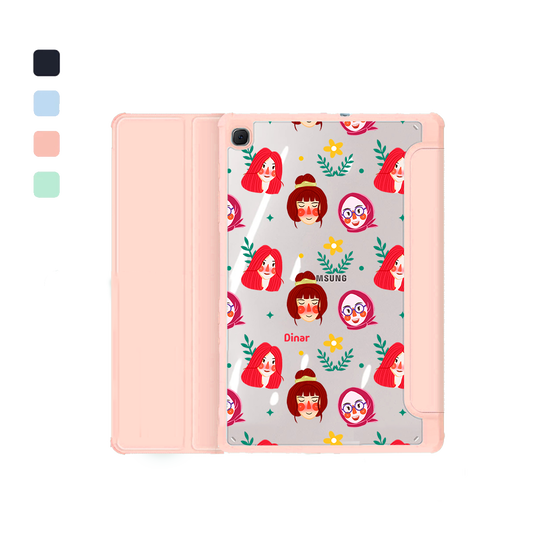 Android Tab Acrylic Flipcover - Lovely Faces