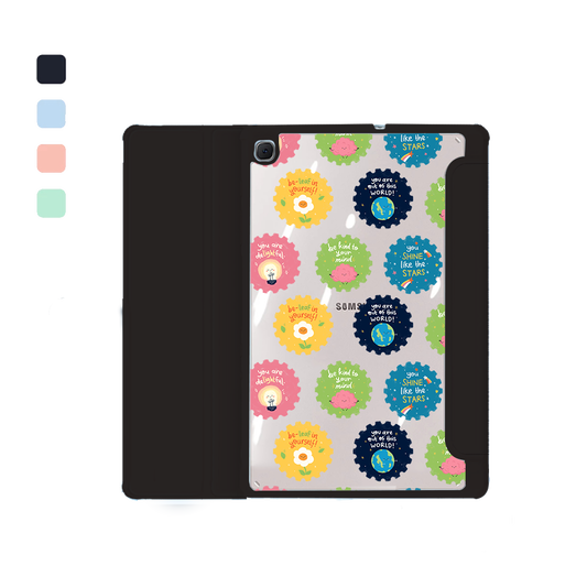 Android Tab Acrylic Flipcover - Self Reminder Stamps