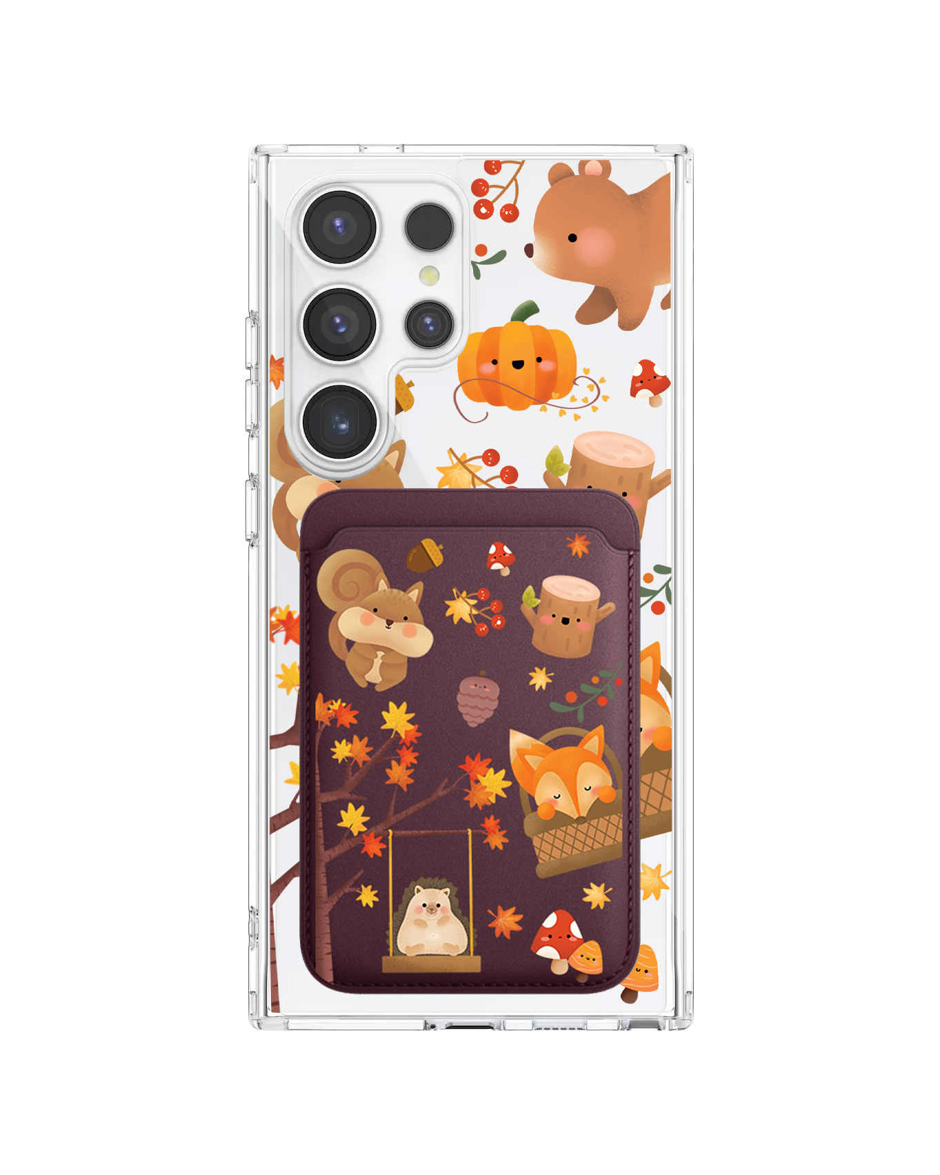 Android Magnetic Wallet Case - Autumn
