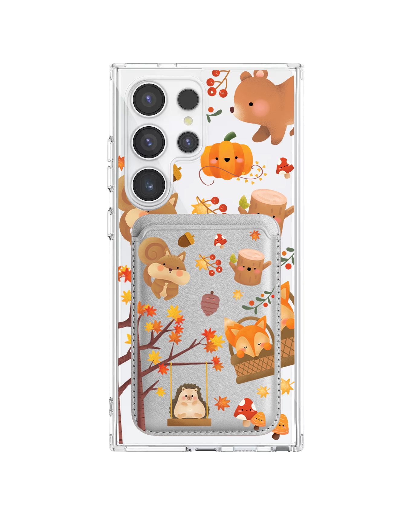 Android Magnetic Wallet Case - Autumn