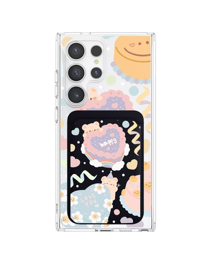 Android Magnetic Wallet Case - Cake Party