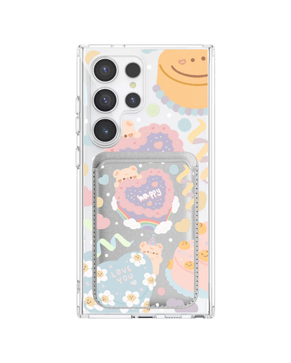 Android Magnetic Wallet Case - Cake Party