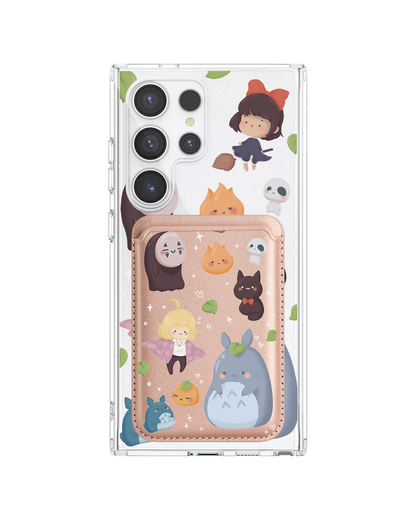 Android Magnetic Wallet Case - Ghibli
