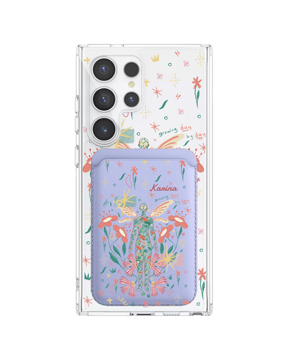 Android Magnetic Wallet Case - Growing Day by Day