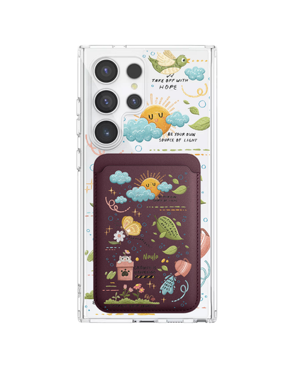 Android Magnetic Wallet Case - Growth