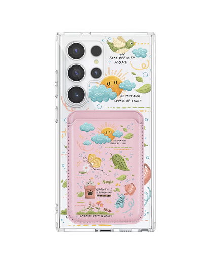 Android Magnetic Wallet Case - Growth