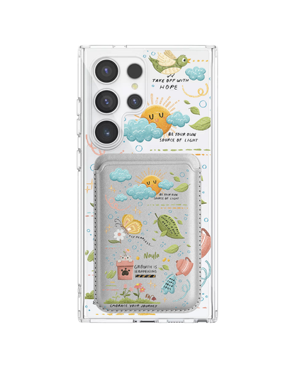 Android Magnetic Wallet Case - Growth