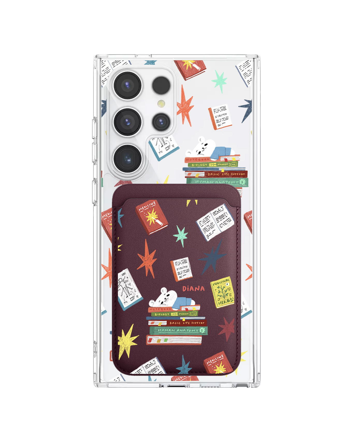 Android Magnetic Wallet Case - Let Me Sleep