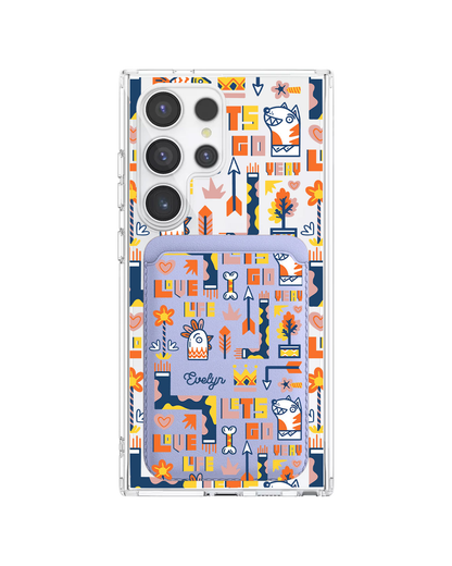 Android Magnetic Wallet Case - Life in Colour