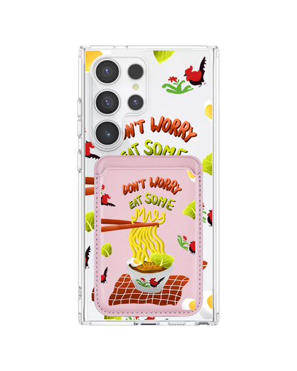 Android Magnetic Wallet Case - Go Eat Some Mie