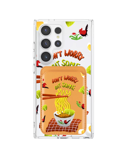 Android Magnetic Wallet Case - Go Eat Some Mie