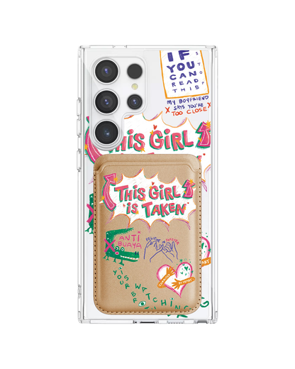 Android Magnetic Wallet Case - Pelakor Proof (For Her)