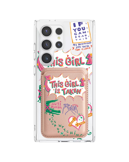 Android Magnetic Wallet Case - Pelakor Proof (For Her)