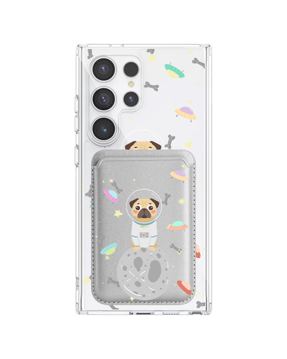 Android Magnetic Wallet Case - Pugstronaut